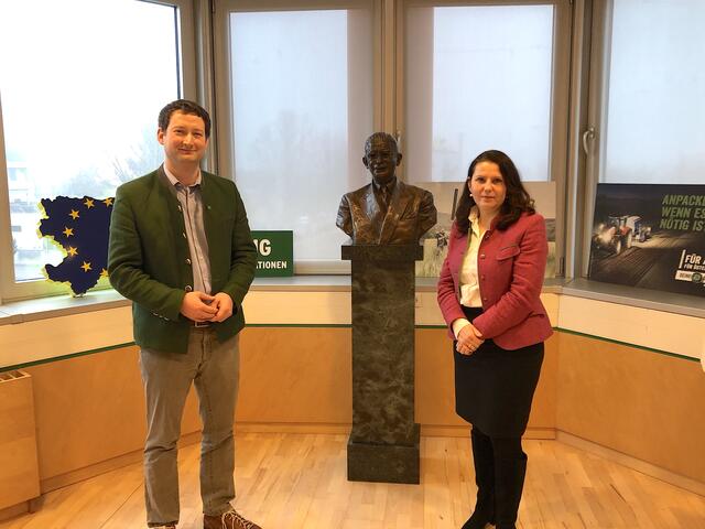 NÖ Bauernbunddirektor Paul Nemecek und GF Brigitte Schuh arbeiten gemeinsam für die Interessen der niederösterreichischen Bäuerinnen und Bauern. | Foto: NÖ Bauernbund