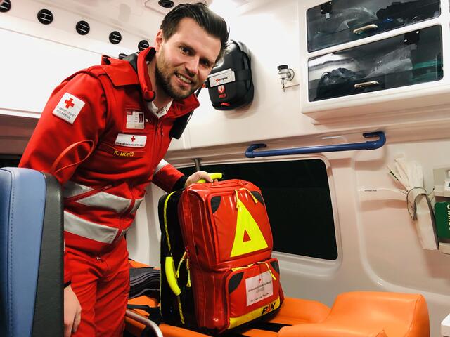 Klaus Moitzi ist seit zehn Jahren beim Roten Kreuz Obdach im Einsatz. | Foto: Verderber