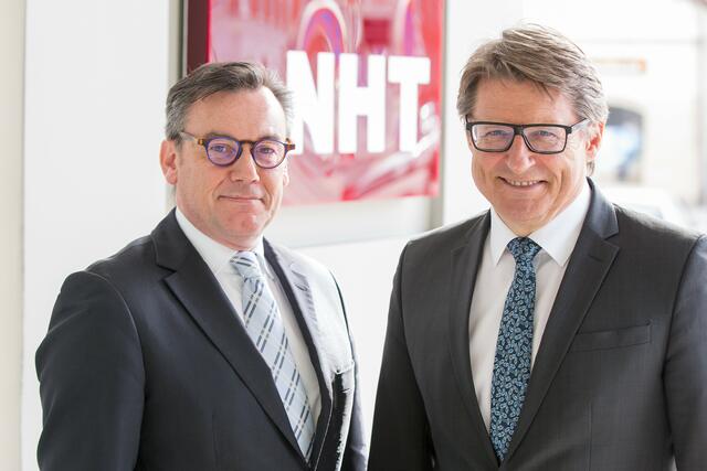 Die NHT-Geschäftsführer Hannes Gschwentner (re.) und Markus Pollo. | Foto: NHT/Forcher