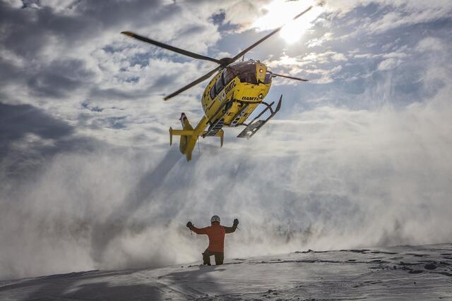 Der Rettungshubschrauber musste zweimal ausrücken. | Foto: Symbolbild: ÖAMTC/Postl