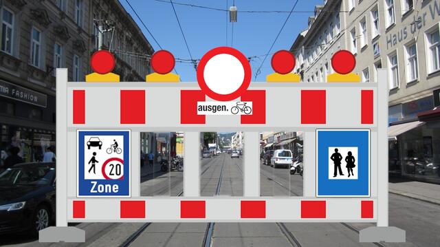 Mit der Thaliastraße soll nun ausgerechnet eine der wichtigsten Verkehrsadern im Bezirk durch "Begegnungszonen" unterbrochen und durch weitere Rückbauten zusätzlich eingeschränkt werden.