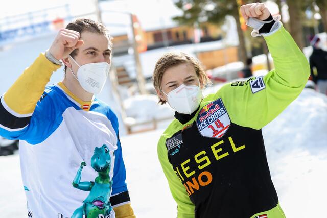 Steirische Sieger: Marco Dallago und Veronika Windisch.