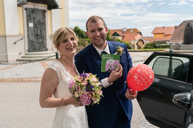 Julia und Max Bachtrögler-Unger haben sich im Corona-Jahr getraut. | Foto: Fabian Aschenbrenner 