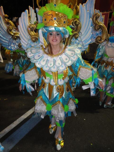 "Im Jahr 2012 nahmen wir mit einer Sambaschule am Carneval in Rio de Janeiro teil und zogen tanzend durch das Sambadrom", schreibt uns Brigitte Robertson aus Thal. | Foto: Brigitte Robertson