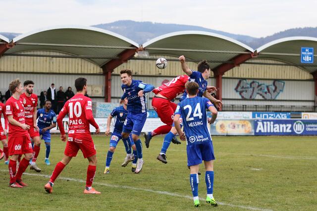 Für die Brunmayr-Elf lief im Test gegen Vorwärts Steyr noch nicht nach alles Wunsch. | Foto: Reischl/BRS