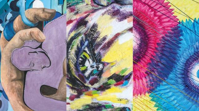 Die Ausstellung "Wer bin ich? – Farbliche Identität" mit Werken von Diana Davtian, Johanna Leipold und Natalia Medebach ist ab 11. Februar in der Simon Mühle in Trofaiach  zu sehen.  | Foto: Art Mine/VA