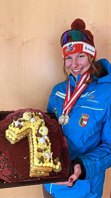 Gleich über zwei Goldmedaillen durfte sich Selina Heigl bei den Staatsmeisterschaften freuen.  | Foto: Heigl