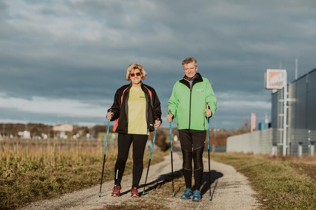 Franz Pichler und seine Frau Andrea Pichler betreiben regelmäßig selbst Sport. | Foto: BBNÖ/Androsevic