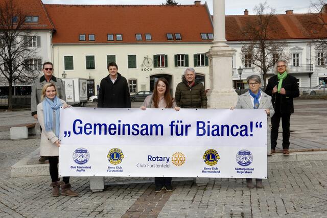 Regionalen Serviceclubs und die Stadtgemeinden Fürstenfeld und Jennersdorf wollen Bianca Maria Samer unterstützen und riefen eine eigene Spendenaktion ins Leben, um ihr einen elektrischen Geländerollstuhl zu finanzieren. | Foto: SI Club Fürstenfeld AquVin