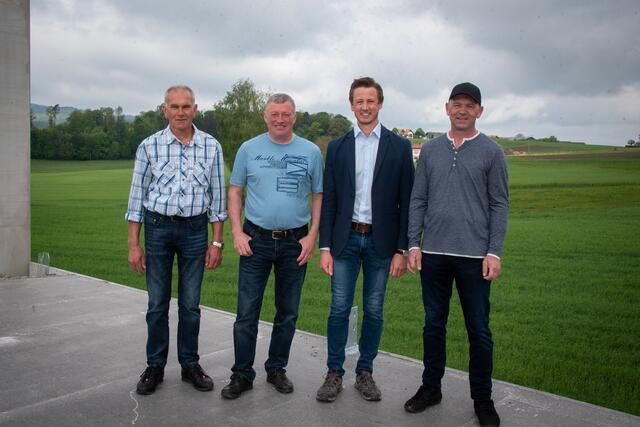 Die Sauwalderdäpfel Gesellschafter: Walter Stuhlberger, Johannes Schasching, Martin Paminger und Fritz Scheuringer. | Foto: Sauwalderdäpfel
