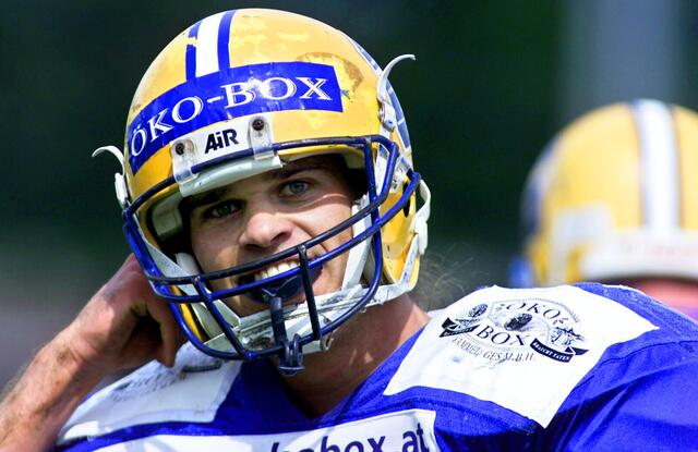 Ein Bild aus alten Zeiten: Christoph Schreiner im Jersey der Graz Giants | Foto: GEPA pictures