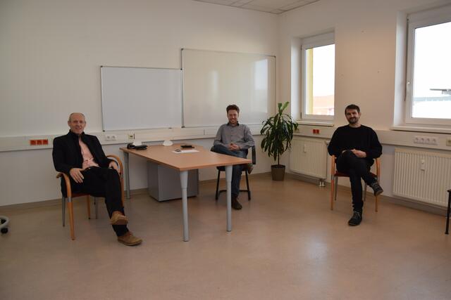 Das Männerberater-Team in Deutschlandsberg: Manfred Kummer, Philipp Stramec, Jürgen Hochsam | Foto:  Stadtgemeinde Deutschlandsberg