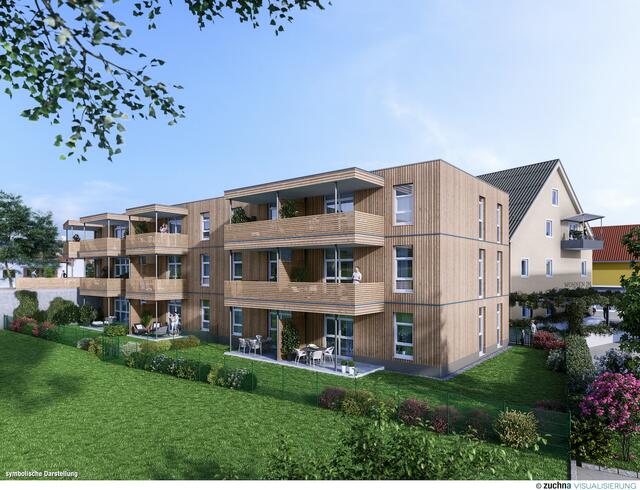 Bis sommer 2021 sollen die Wohnungen in Lambach fertiggestellt sein. | Foto: Josef Fischer