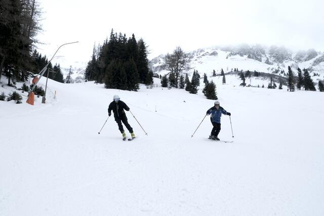 Skifahren auf der Veitscher Brunnalm: Ein familiärer Skiberg, der viele Varianten des Skilaufs parat hält. | Foto: Michael Maili/Monika Mehlmauer