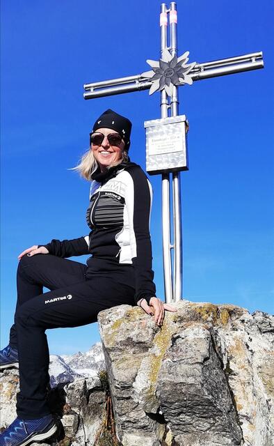 Hoch hinaus, in der Freizeit wie im Beruf: Daniela Kral | Foto: zVg