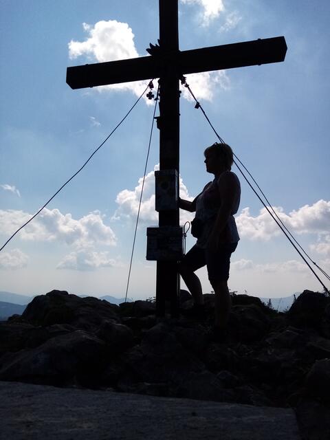 Es ist ein tolles Gefühl den anstrengenden Weg geschafft zu haben und wieder Aussicht und Weitblick zu haben.