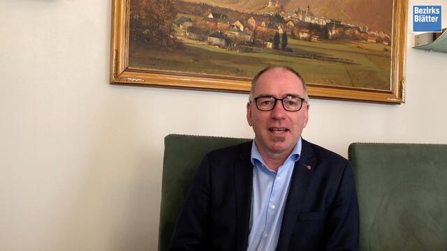 Bürgermeister Alexander Stangassinger im ganz privaten Talk. 