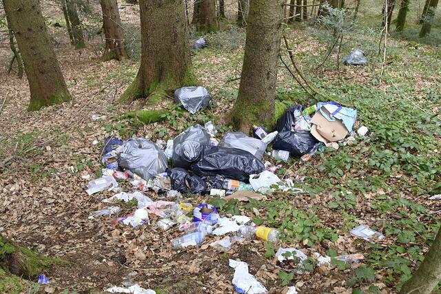 Verwerflich Müll gehört nicht in der Natur und doch