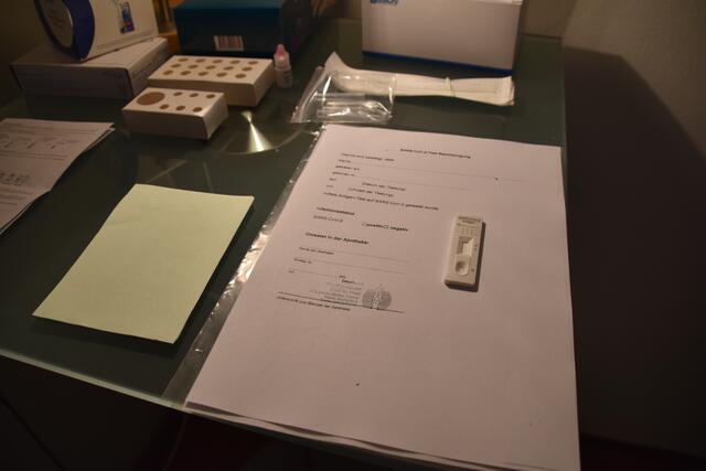 Antigentests in der Apotheke.