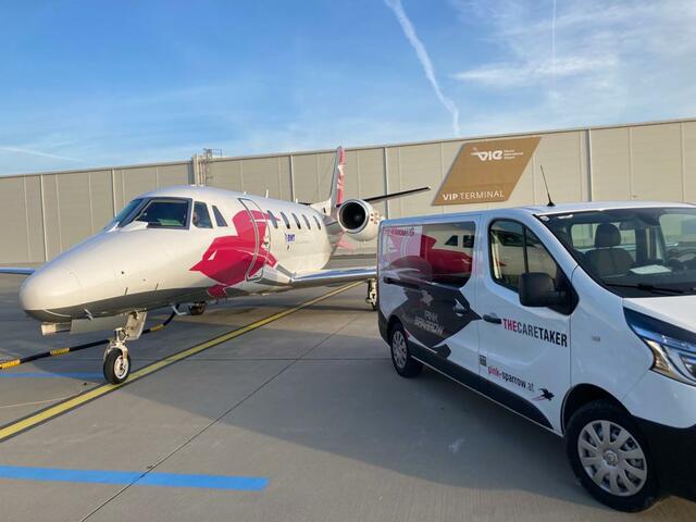 Die Innerschwander Airline Pink Sparrow fliegt mit fünf Cessna Citation Jets: zwei Fünfsitzer, zwei Siebensitzer und ein Neunsitzer.  | Foto: Pink Sparrow