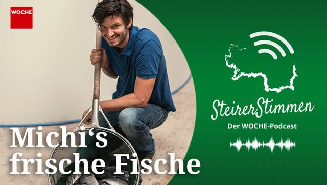 Züchtet einzigartige Salzwasserfische und Garnelen in der Steiermark: Michi Wesonig mit seinen "frischen Fischen" | Foto: KK