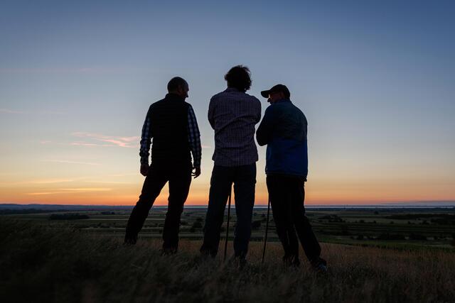 Das Organisationsteam Tobias Monte, Michael Oberhauser und Josef Burkhardt (v.l.)