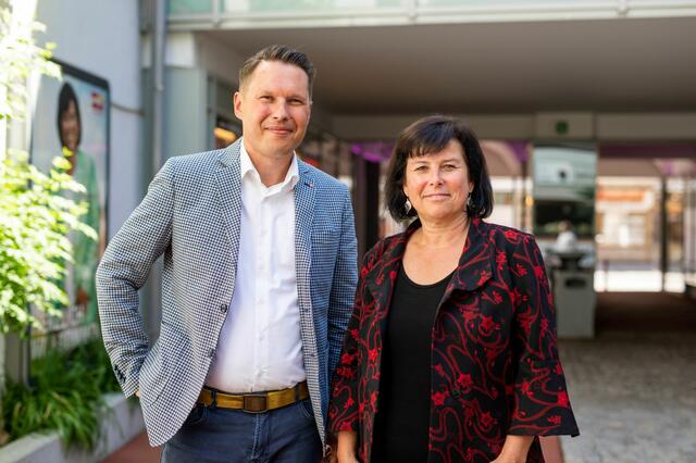 SPÖ-Landesgeschäftsführer Georg Brockmeyer (l.) und -Landesvorsitzende Birgit Gerstorfer (r.). | Foto: SPÖ