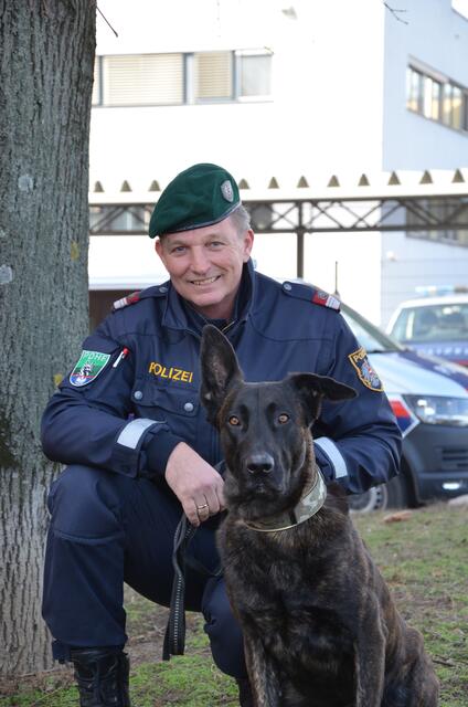 Diensthundeführer mit Geronimo | Foto: LPD NÖ