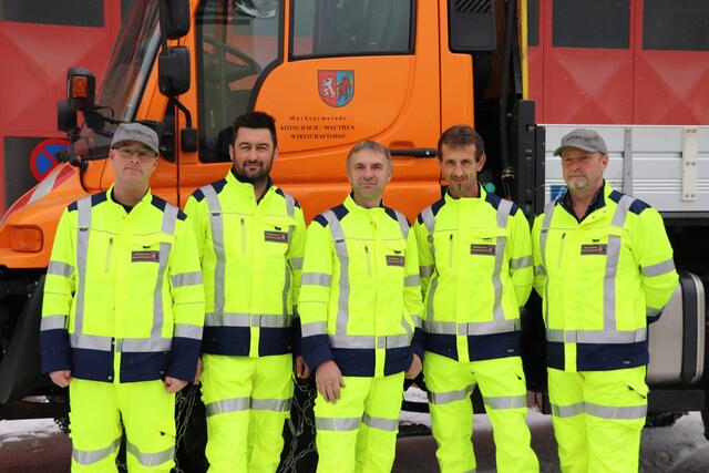 Das Team vom Wirtschaftshof Kötschach-Mauthen | Foto: Marktgemeinde Kötschach-Mauthen