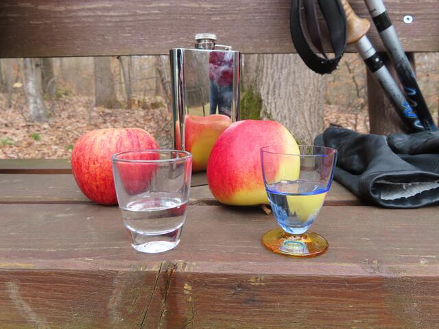 Kurze Rast beim Wetterkreuz ...