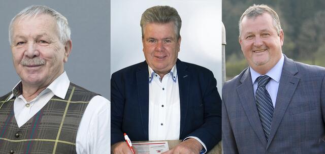 Drei Kandidaten wollen in der Gemeinde Micheldorf auf den Bürgermeistersessel.