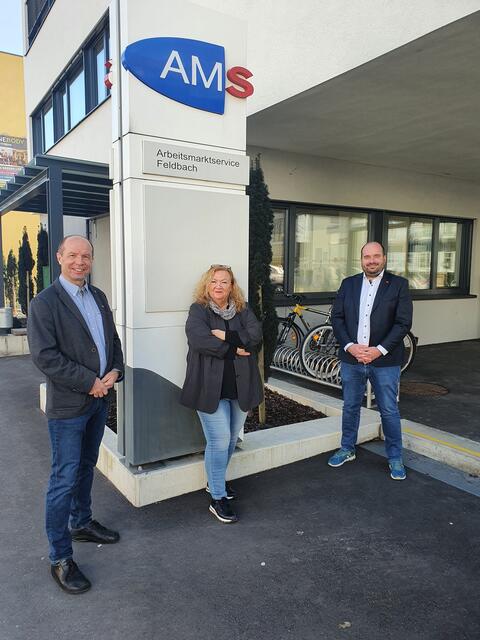 Edmund Hacker, Lieselotte Puntigam, Mathias Danner (v.l.).