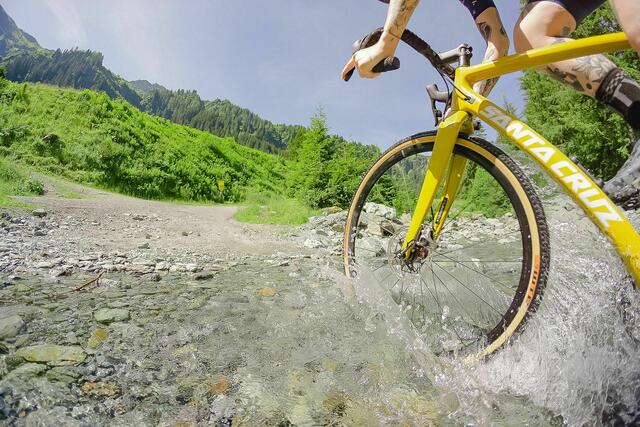 Mit dem Bike ist es in der Botanik mit Vollgas ein Spaß die Natur von ihrer besten Seite zu erleben.  | Foto: saalbach.com/Yvonne Hörl