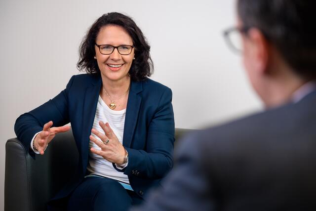 Daniela Gutschi, Landesrätin für Bildung: "Den Digitalisierungsschub in den Schulen werden wir in einigen Jahren merken. Er wird nachhaltig sein." | Foto: Manuel Horn