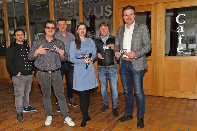 vlnr.: DJ Leirbag, Stefan Wrana, Andreas Gruber, Clara Ploder, Josef Plesnik, Wolfgang Germ
(Archivfoto) | Foto: Roland Pössenbacher