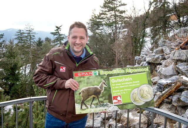 Alpenzoo-Direktor Dr. André Stadler freut sich auf viele Gäste von SPAR im Alpenzoo Innsbruck. | Foto: SPAR