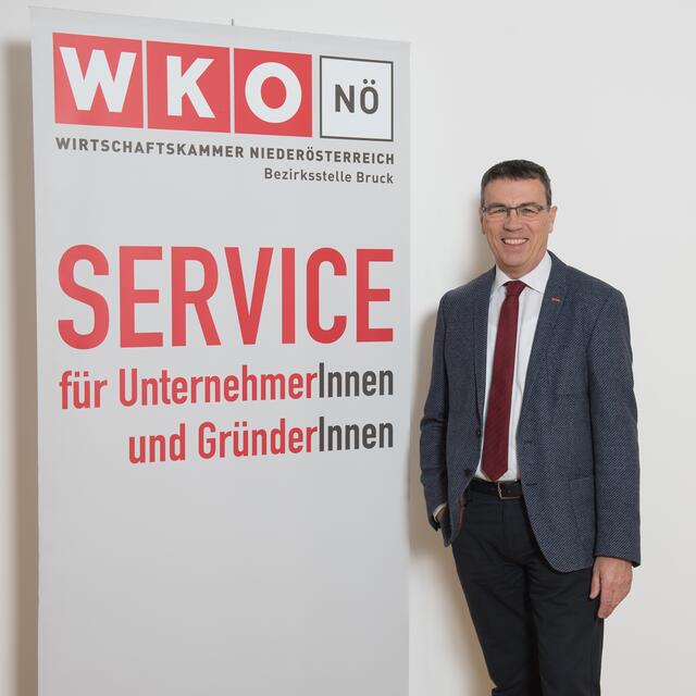 Klaus Köpplinger ist Obmann der WKNÖ-Bezirksstelle Bruck an der Leitha | Foto: WKO NÖ