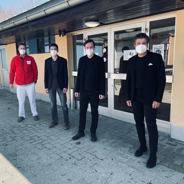 Daniel Hans, Mario Rettl, Ronald Rabitsch und Stefan Sandrieser (v.l.). | Foto: Kabeg