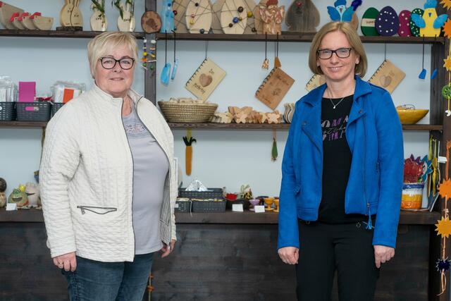 Zwei Frauen lenken die Geschicke der Lebenshilfe Leoben: Ute Stix als Obfrau des Vereins und Heike Greimel als Geschäftsführerin der GmbH