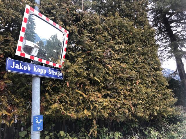 Bald ein Bild der Vergangenheit: Die Jakob Kopp Straße wird zur Bergstraße.