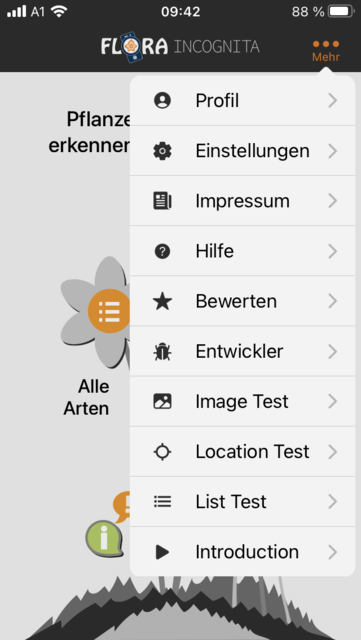 Unser App-Tipp der Woche "Flora Incognita" ist eine kostenlose App zur Pflanzenbestimmung über selbst gemachte Fotos. Flora Incognita gibt es für IOS und Android. | Foto: Screenshot