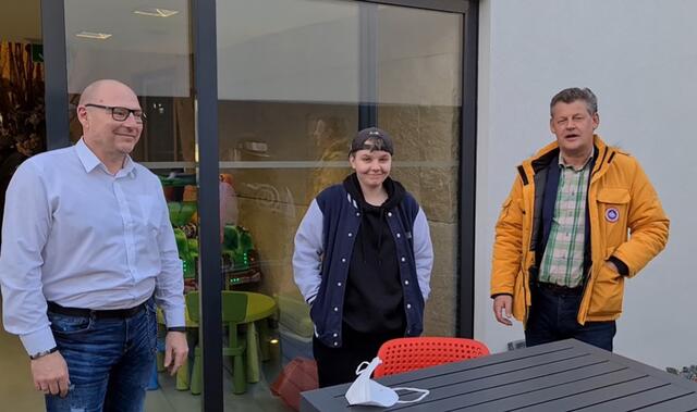 Siegfried Reichl mit Cato und Christian Scheider (Team Kärnten) .  | Foto: KK