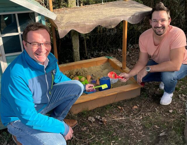 ÖVP-Obmann Mario Schwaiger und Junggemeinderat Martin Stadler