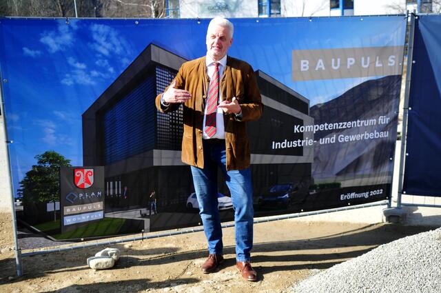 Bgm. Rudolf Häusler verlieh seiner Freude über das Bauwerk in seiner Gemeinde Ausdruck.