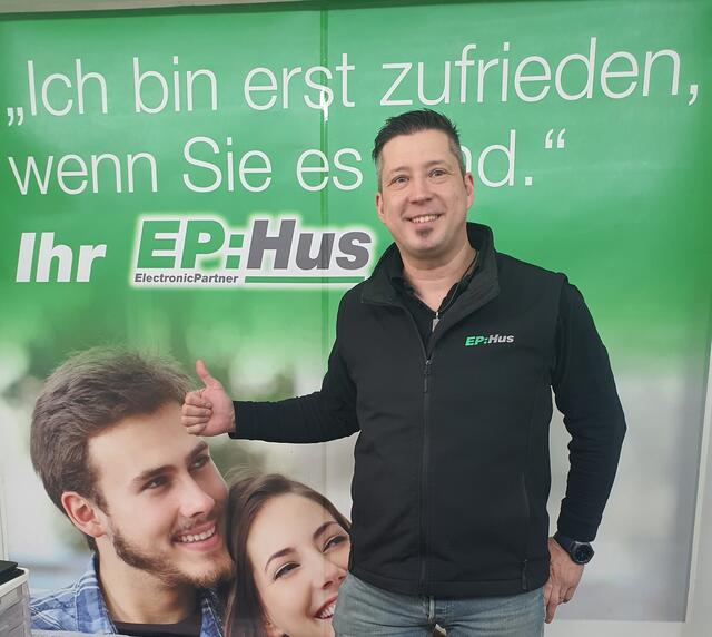 Georg Hus vergrößert sein Fachgeschäft EP: Hus, die Eröffnung im City Center ist für 26. März geplant.