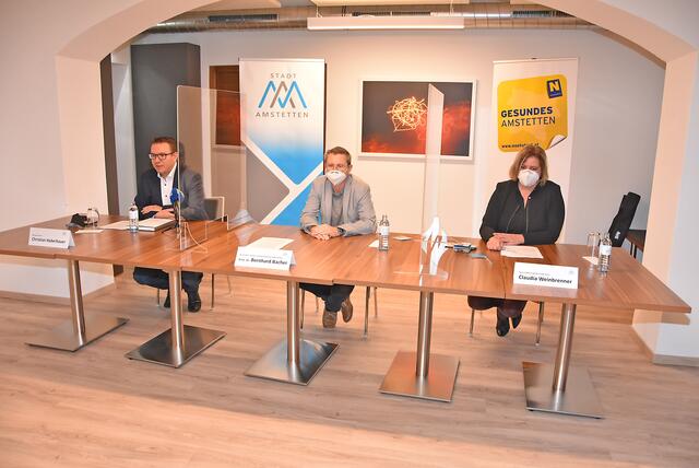 Christian Haberhauer, Bernhard Bacher, Claudia Weinbrenner.