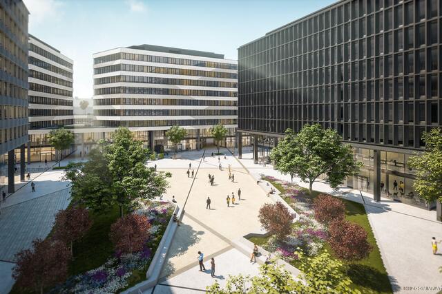 Das Quartier Belvedere.