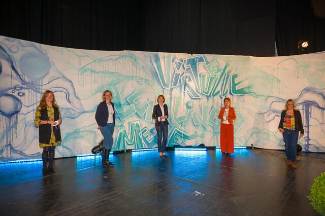 Am Foto (v.l.): Andrea Springe, Christina Hirschl, Landeshauptmann-Stellvertreterin Gaby Schaunig, Antonia Gössinger und Ilse Grabner | Foto: Thomas Hude