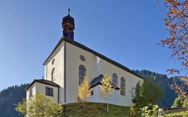 Die Zunftkirche "St. Josef" in Bichlbach.