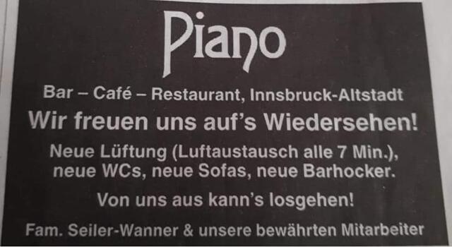 Die Piano Bar in der Alstadt ist vorbereitet.